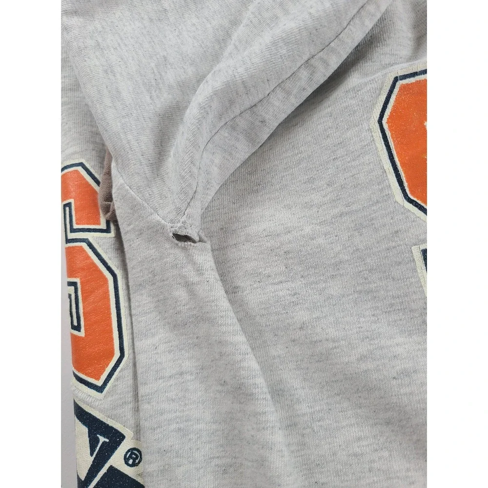 Vintage Syracuse Orangemen The Game T-Shirt Mens Large Gray Basketball Team NCAA